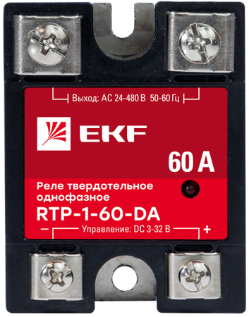 Реле твердотельное однофазное RTP-60-DA  EKF PROxima