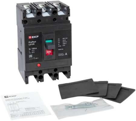 Автоматический выключатель LS125 18кА 3P 125А ProPact EKF