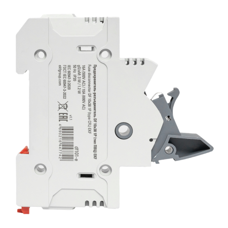 Предохранитель-разъединитель DF 10х38 1Р (тип ПВЦ)  EKF