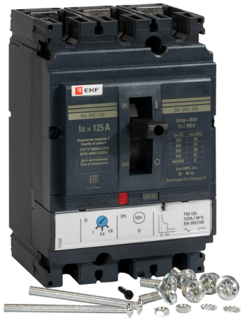 Выключатель автоматический ВА-99C (Compact NS)  160/125А 3P 36кА EKF PROxima