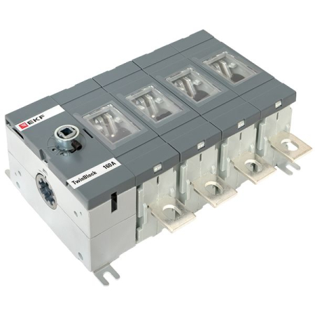 Рубильник 160A 4P без рукоятки управления TwinBlock EKF