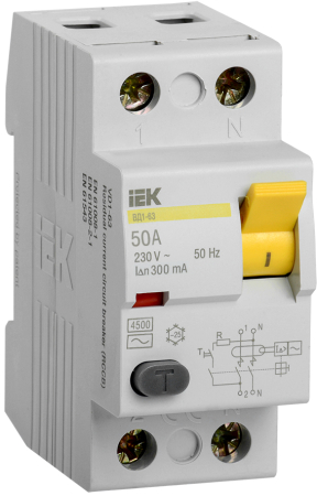 УЗО ВД1-63 2Р 50А 300мА IEK